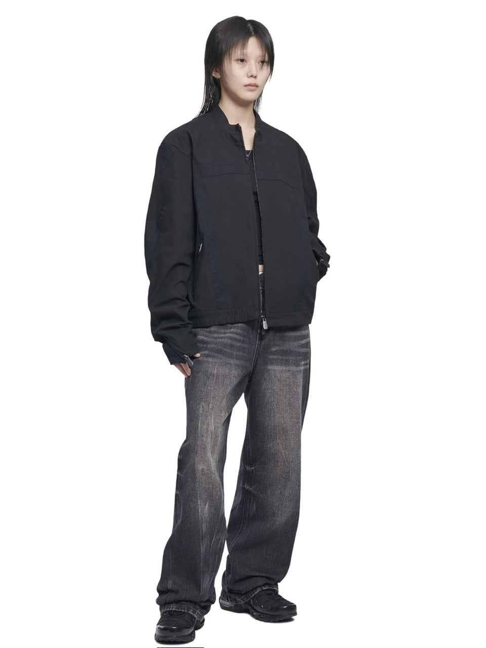 【NOMANUAL】SEMI FLARE DENIM PANTS / 【ノーマニュアル】セミフレアデニムパンツ