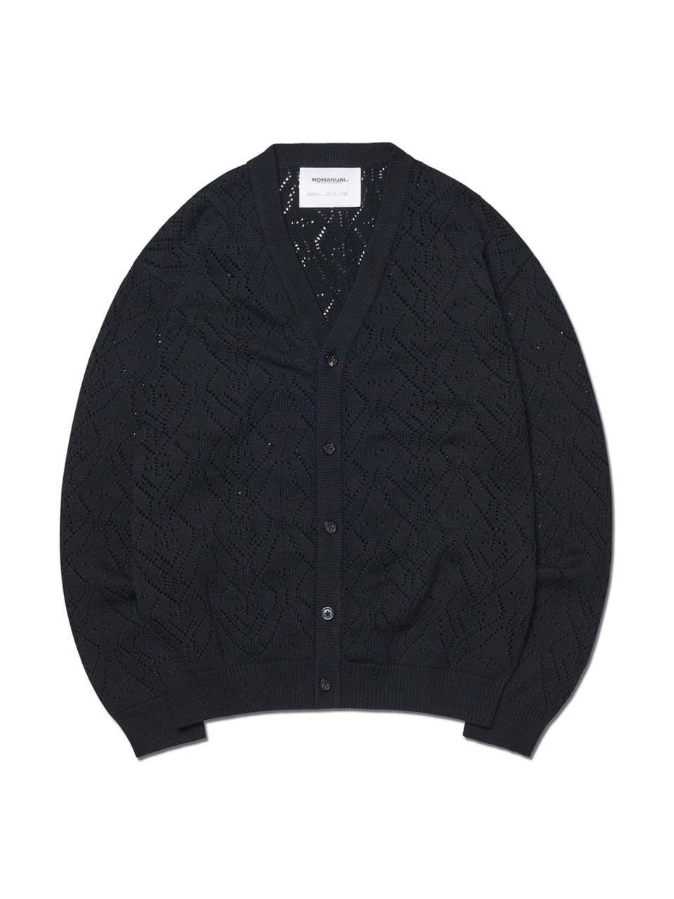 【NOMANUAL】T.B PUNCHING KNIT CARDIGAN