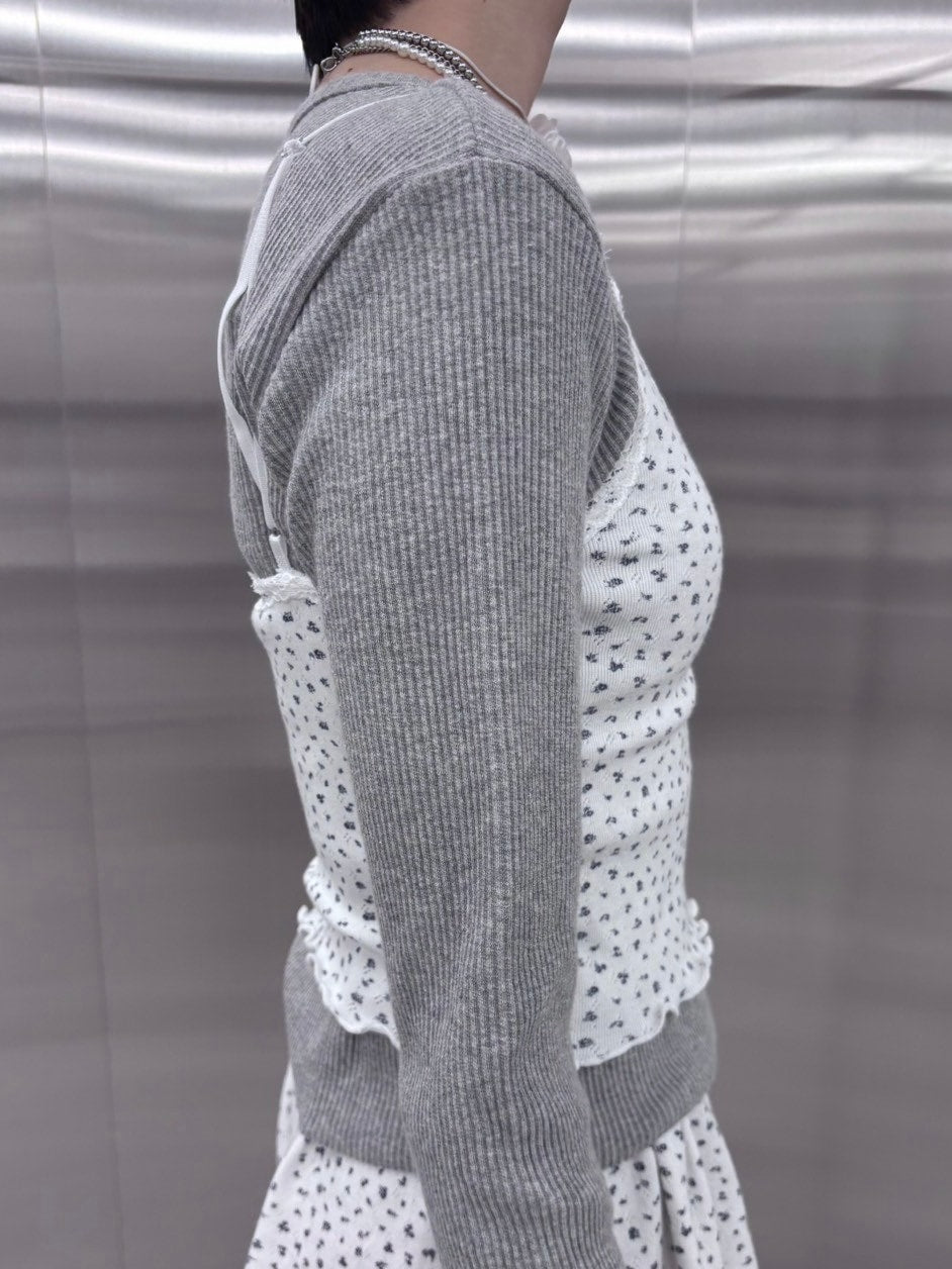 受注制【nmtc +】flower camisole (2color)