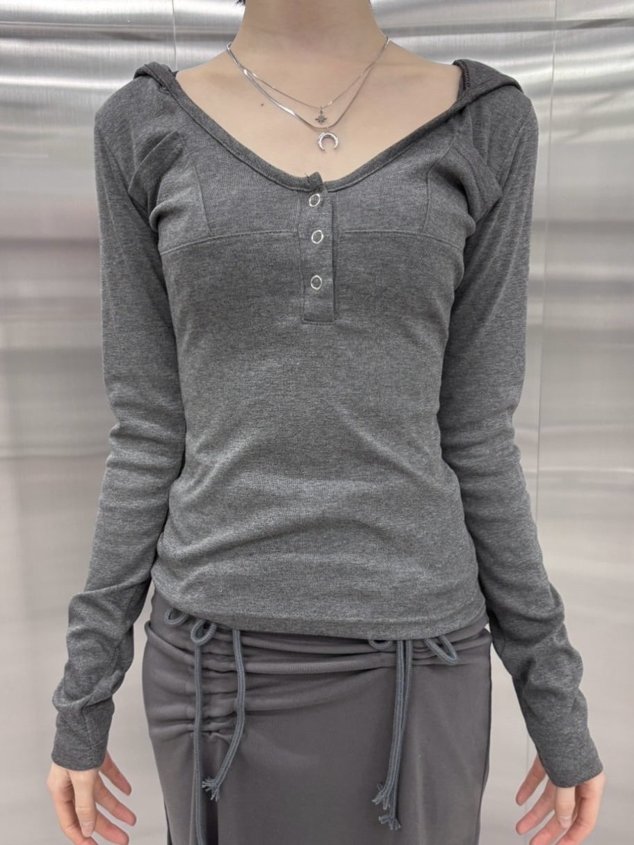 受注制【nmtc +】hooded long sleeve (2color)