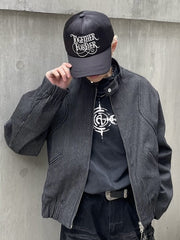 受注制【nmtc +】pin stripe denim jacket
