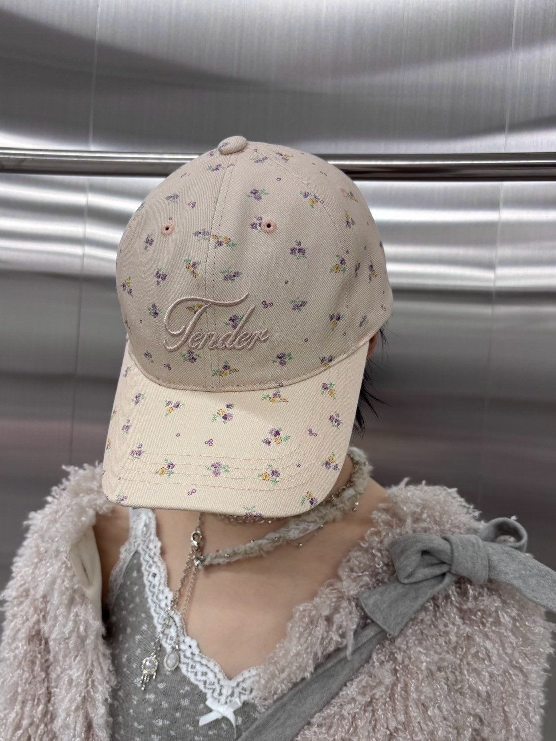 受注制【nmtc +】flower print cap (3color)