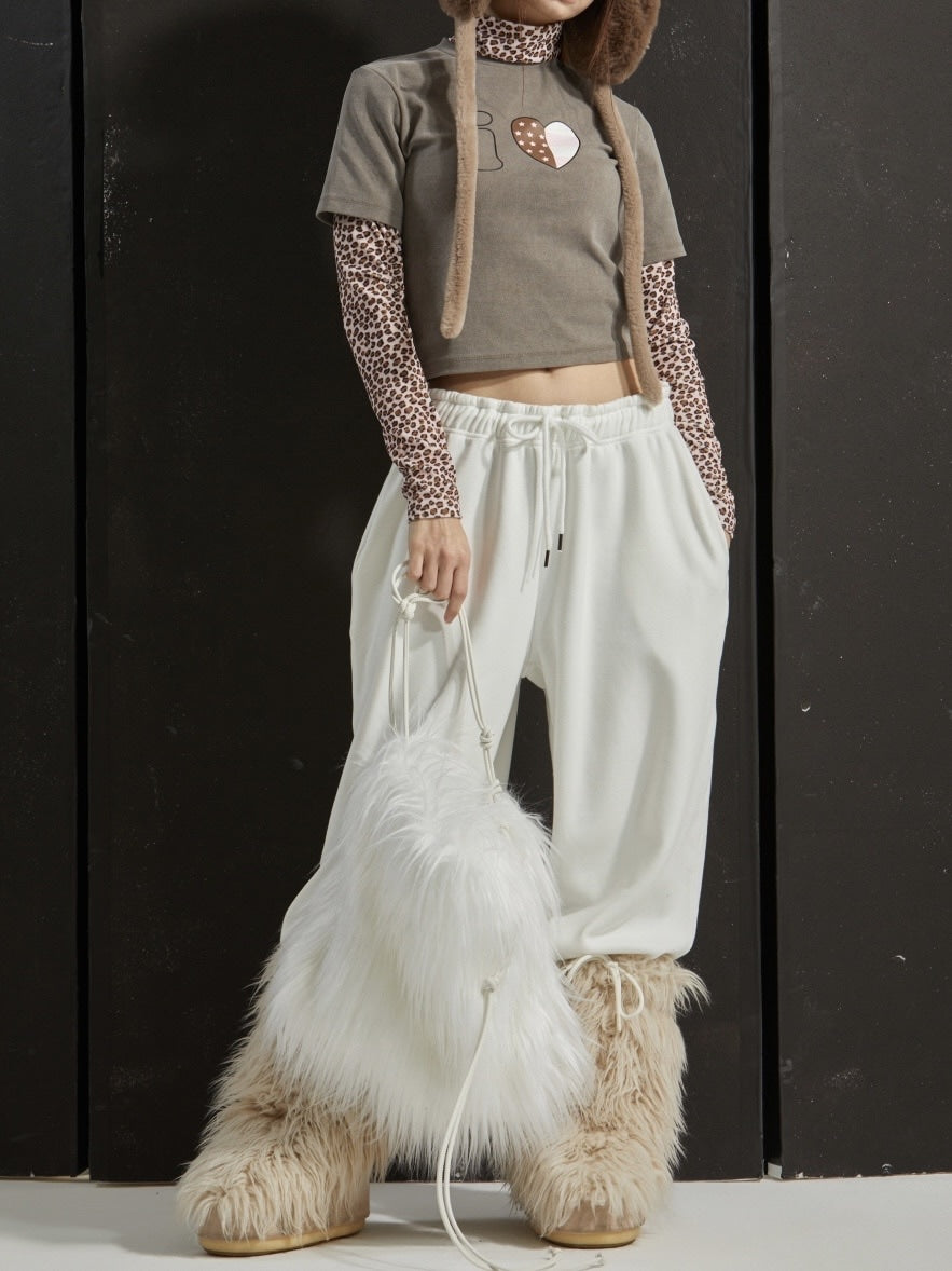 【GATELESS】LONG FUR SHOULDER BAG