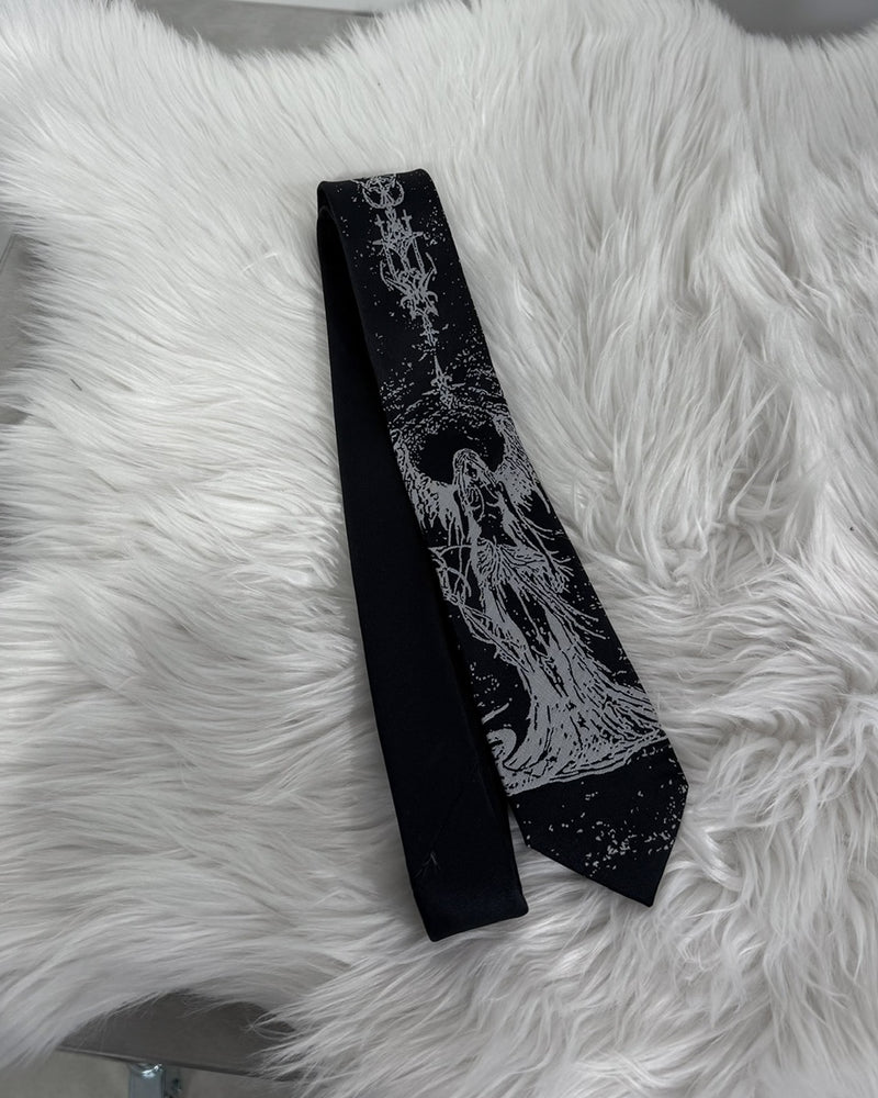 国際配送【Nerd out XU】hell goddess necktie