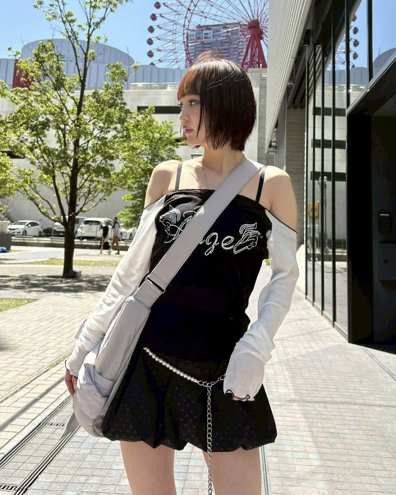 受注制【Never mind the XU】pearl waist chain