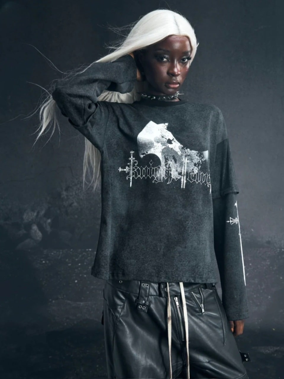 【Cozy world Wide】KNIGHT CLUB WAXED LONGSLEEVE