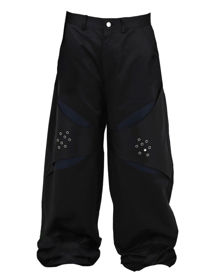 【BEBOF】EYELET BUGGY PANTS