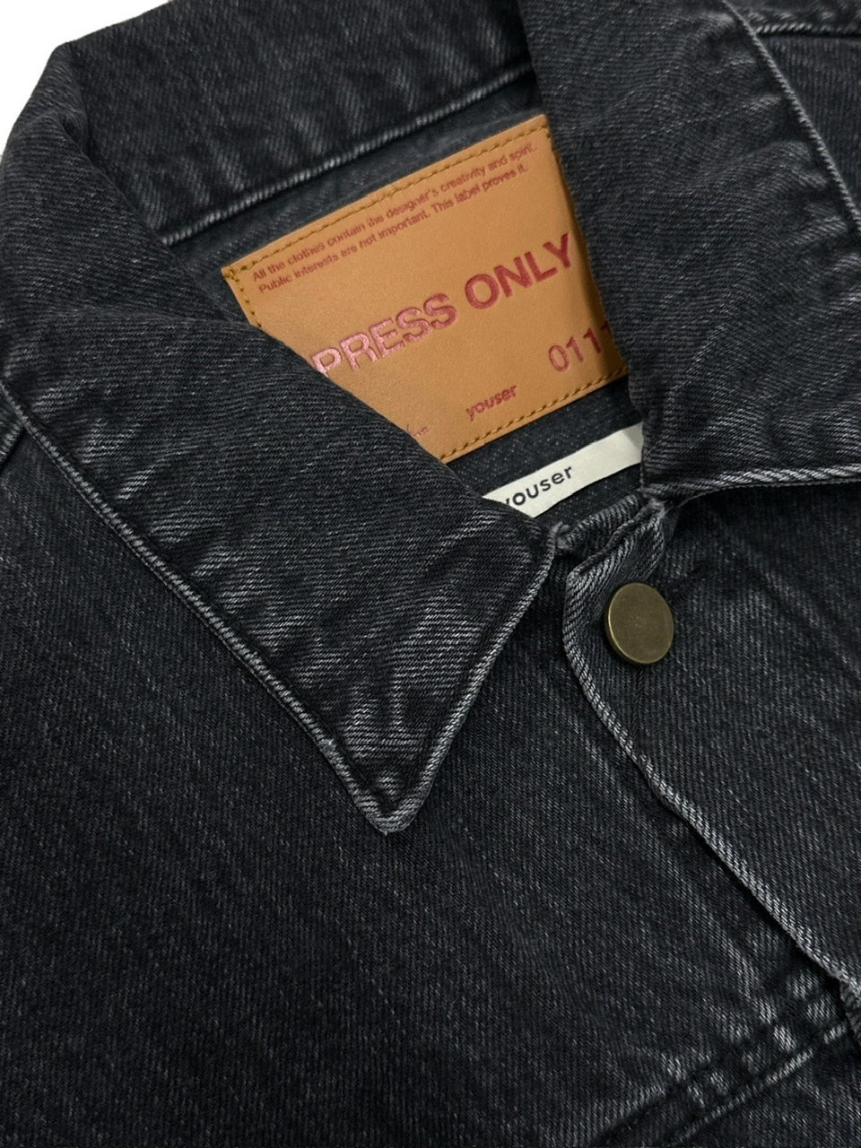 【YOUSER】Denim jacket with Belt Detail