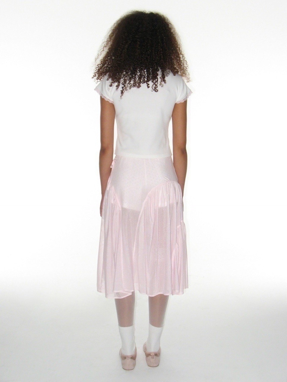 【CRANK】LACE HEART PRINTING TOP