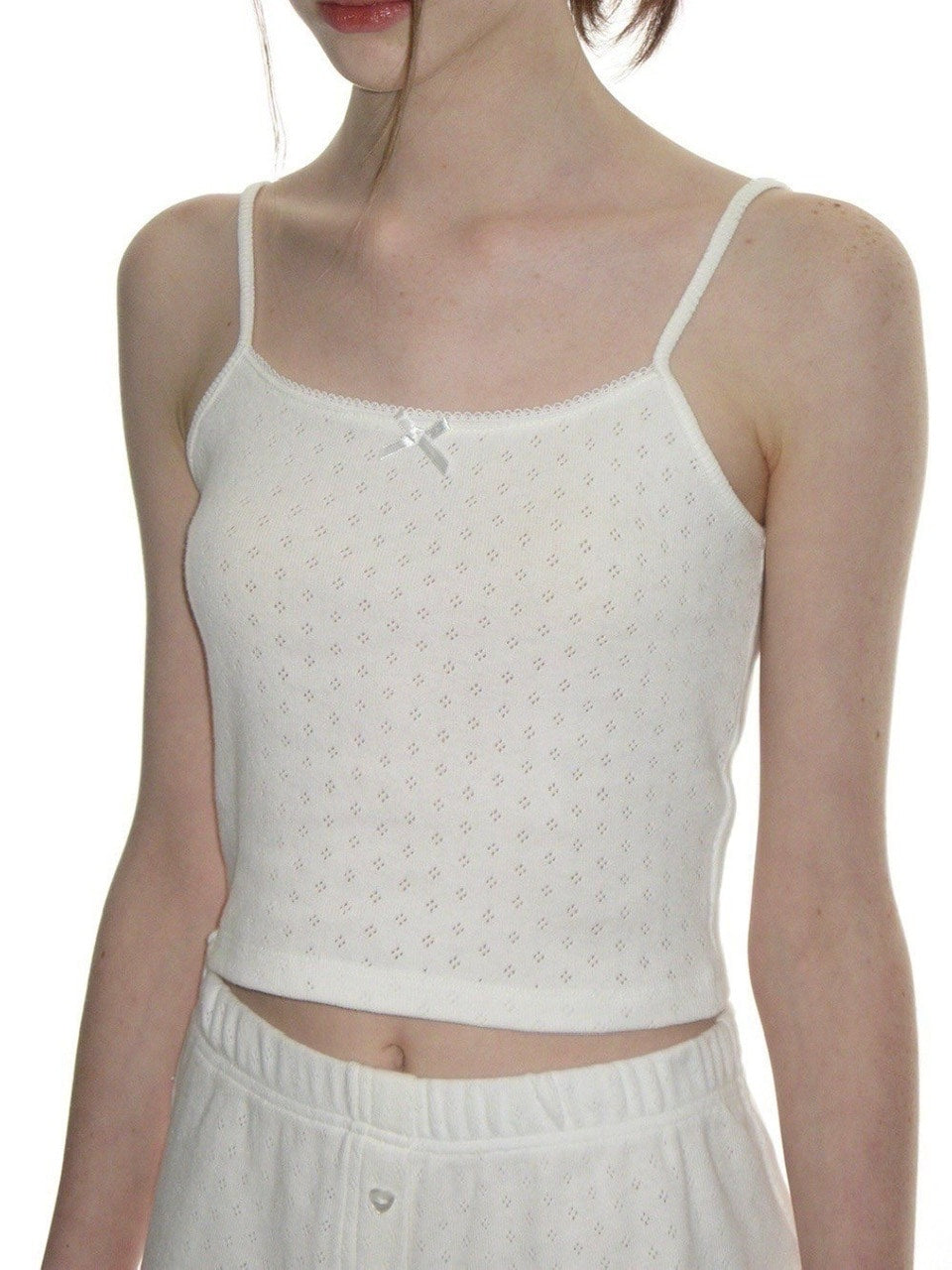 【CRANK】LACE EYELET SLEEVELESS