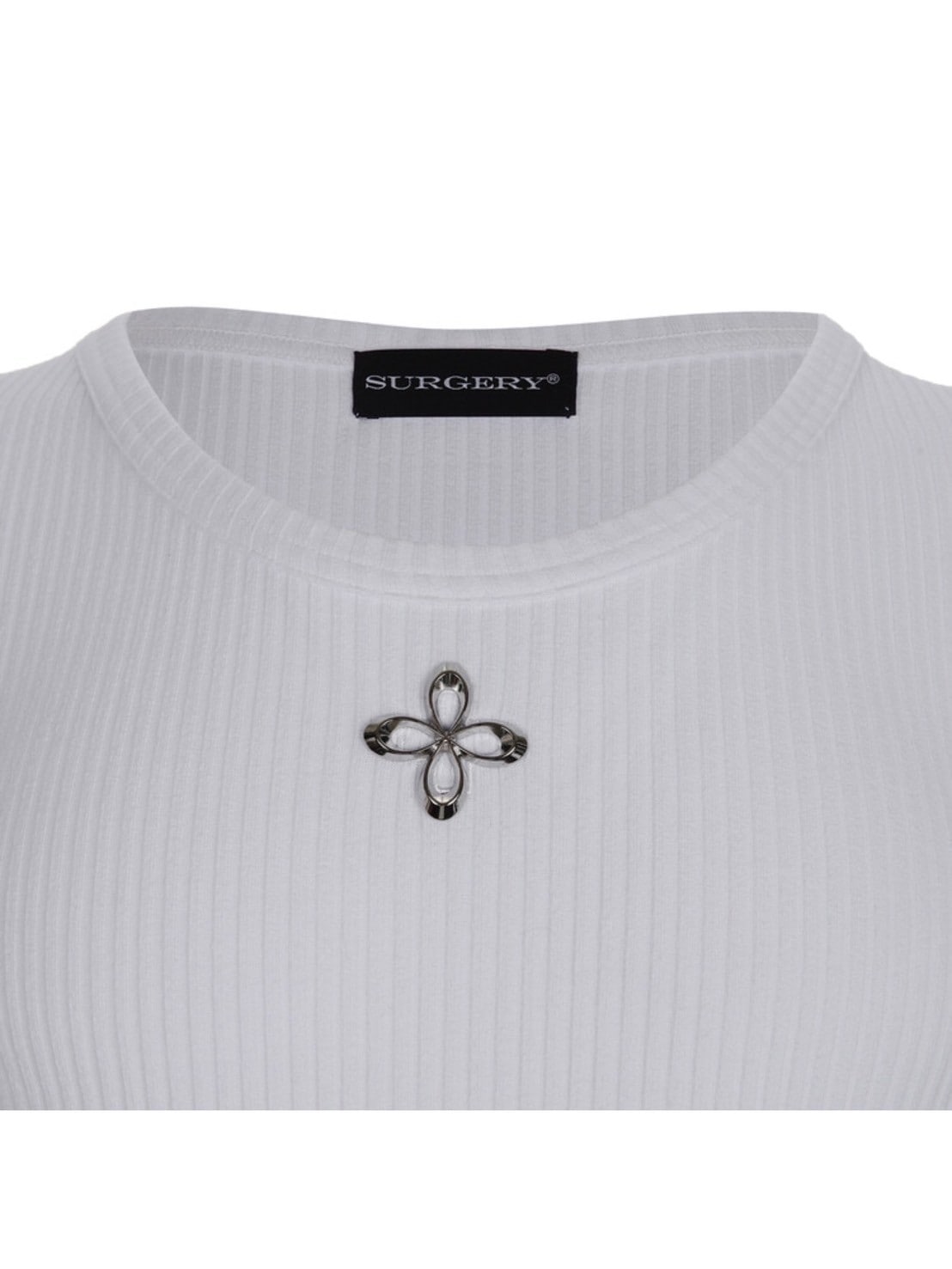 【SURGERY】metal clover logo sleeveless / 【サージェリー】メタルクローバーノースリーブトップス