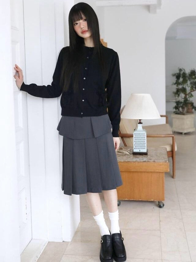 【Uglyshadow】25 TULIP MIDI SKIRT