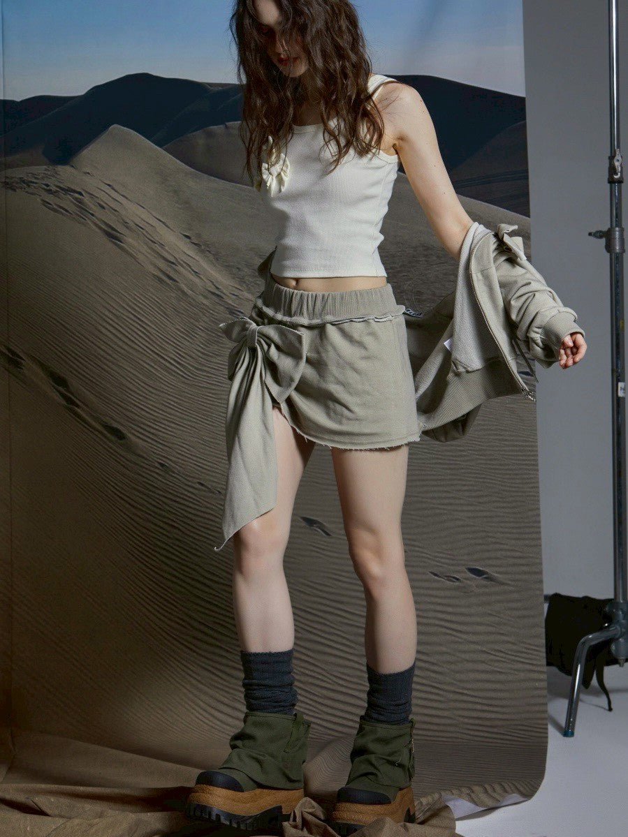 【GATELESS】RIBBON POP TANK TOP