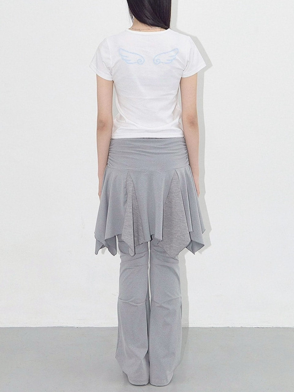 【FANCY CLUB】ANGEL MARK CROP TEE / 【ファンシークラブ】クロップロゴ半袖Tシャツ