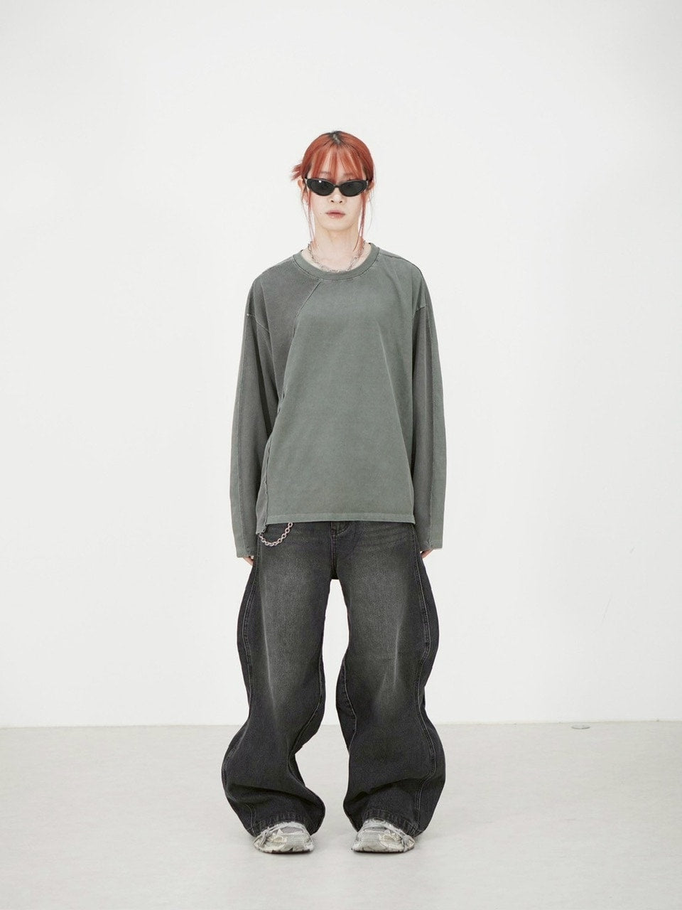 受注制【Chikashitsu +】antique silver wallet chain