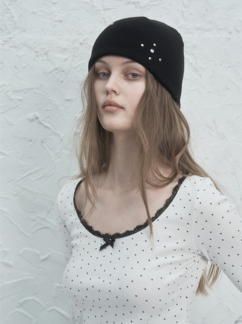 【SETUP‐EXE】STUDDED BEANIE