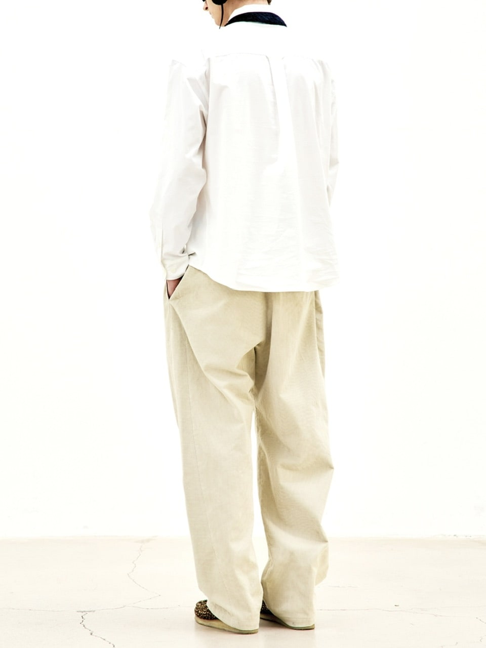 【COOR】PIN CORDUROY ONE POCKET SHIRT