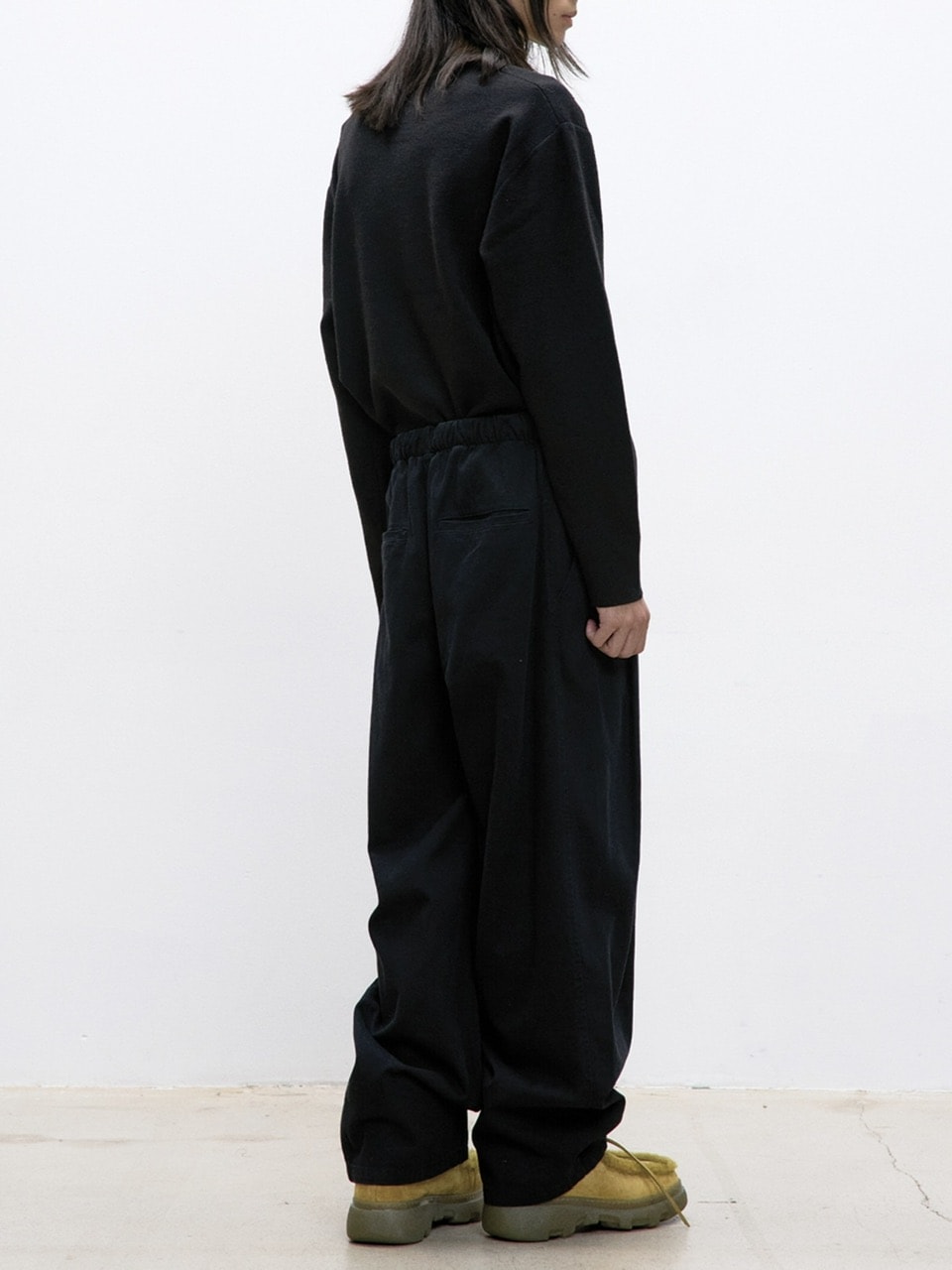 【COOR】HAIRY ALPACA-BLEND CREWNECK SWEATER