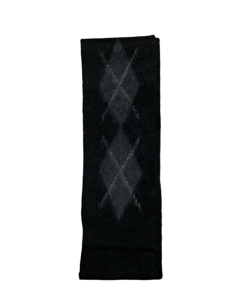 【COOR】HAIRY MIXDO ARGYLE MUFFLER