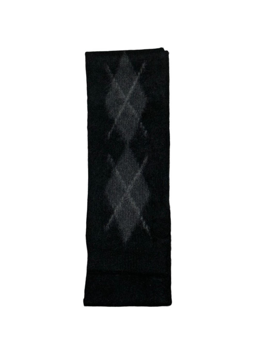 【COOR】HAIRY MIXDO ARGYLE MUFFLER