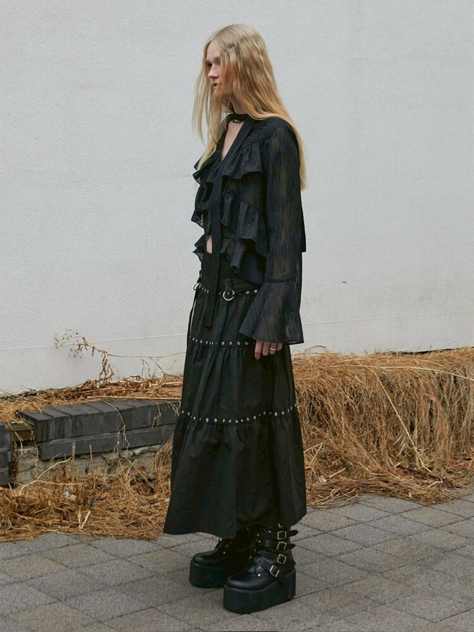 【NOT KNOWING】Bohem Chiffon Blouse