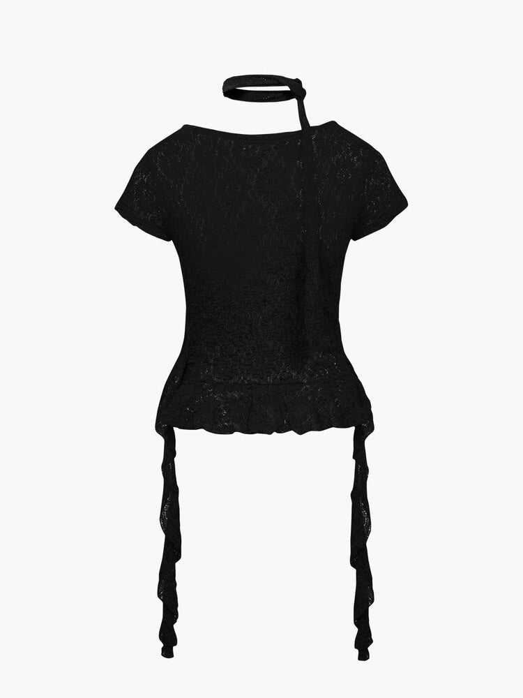 NOT KNOWING】Grunge Ruffle Blouse – PRESSING WEB SHOP