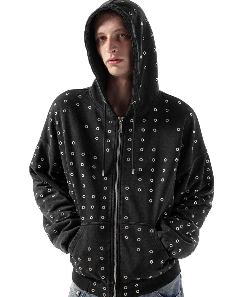 【RACER WORLDWIDE】Eyelet Hoodie