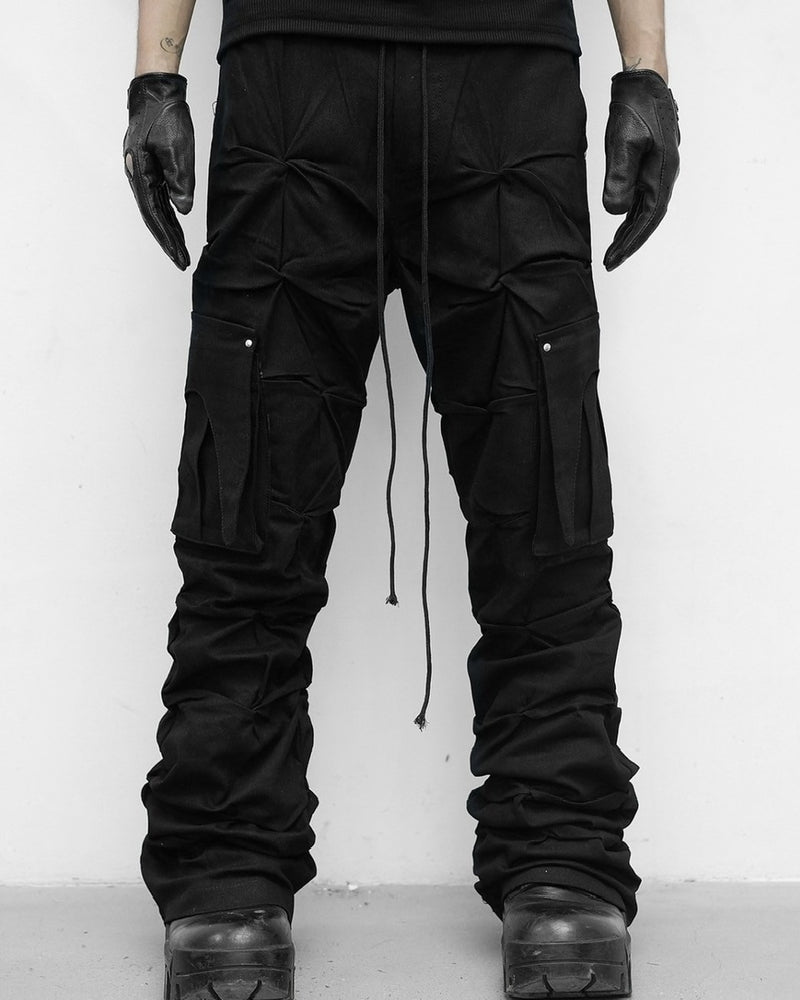 【RICH】Black Expansion Pants