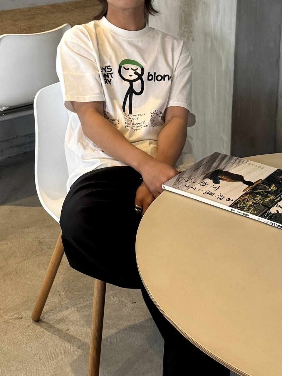 国際配送【RENOL】blond tee