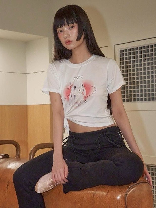 【ODDONEOUT】COSMOS RABBIT TIE T-SHIRTS