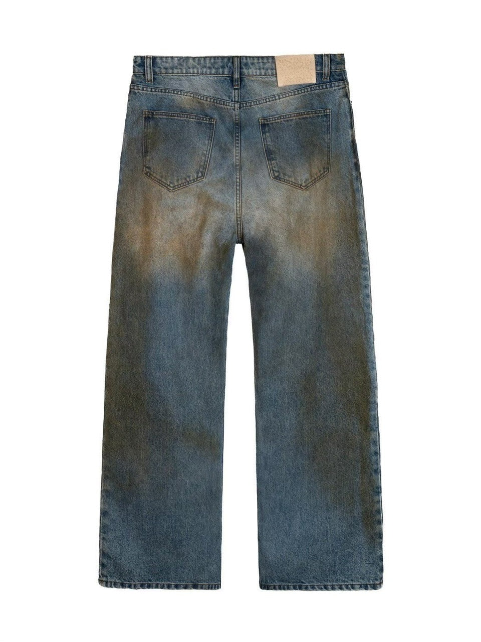 【BASKETCASE】LAX BAGGY DENIM, mud wash