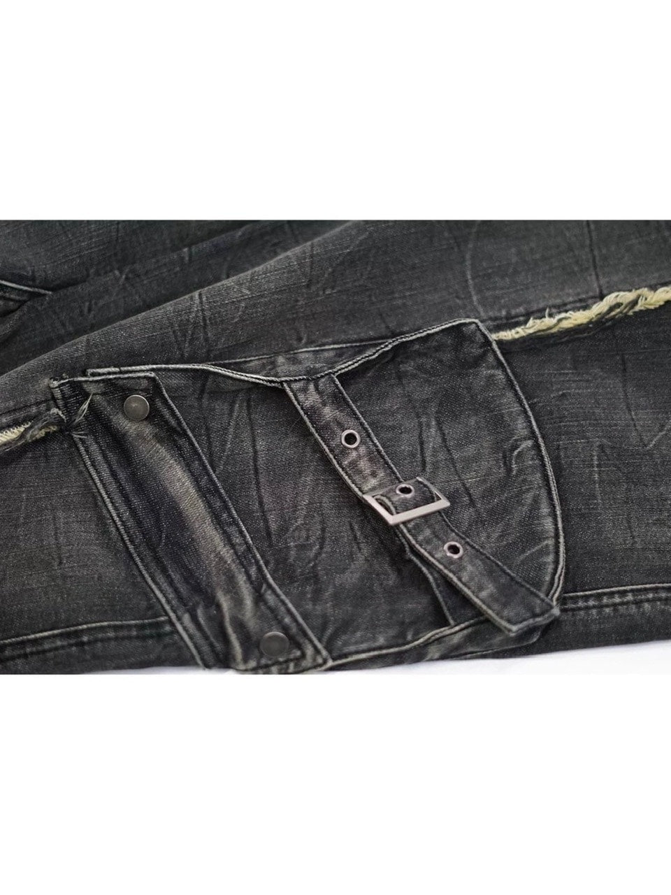 【Cest Nous】Fading throughout Denim jeans / 【セヌー】ウォッシングフレアデニムパンツ