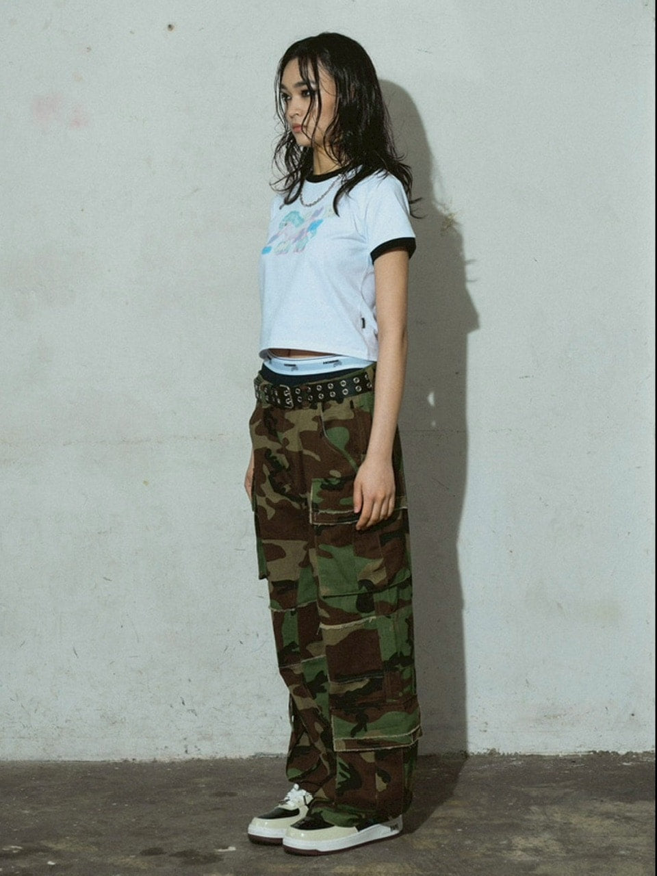 【DOMINANT】Unicorn Ringer Crop T-Shirt