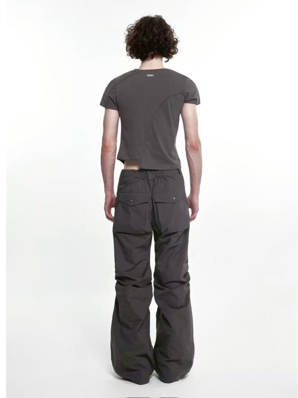 【NACHE】ASYMMETRIC LINE T-SHIRT