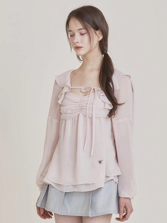 【NOTYOURROSE】Fairy chiffon bolero