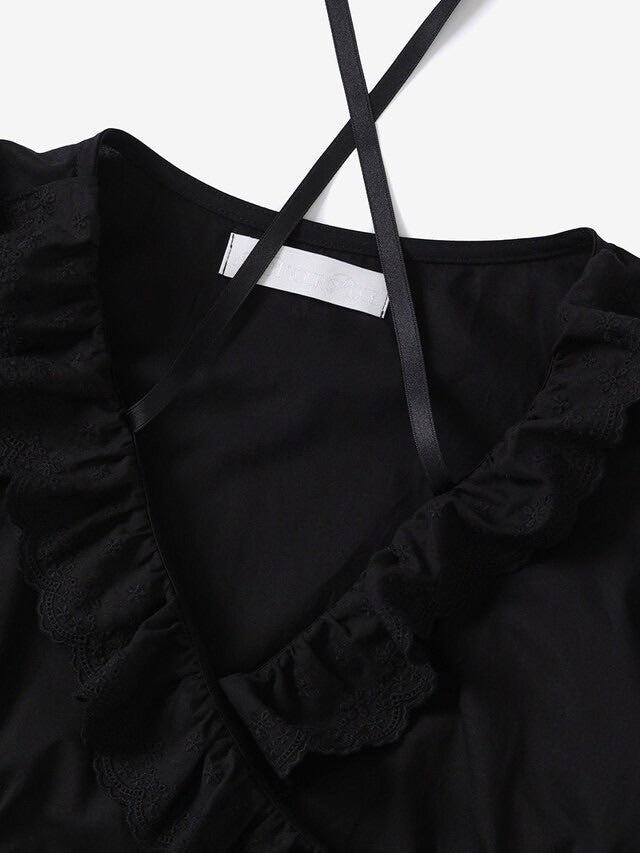 【NOTYOURROSE】Rosie wrap blouse