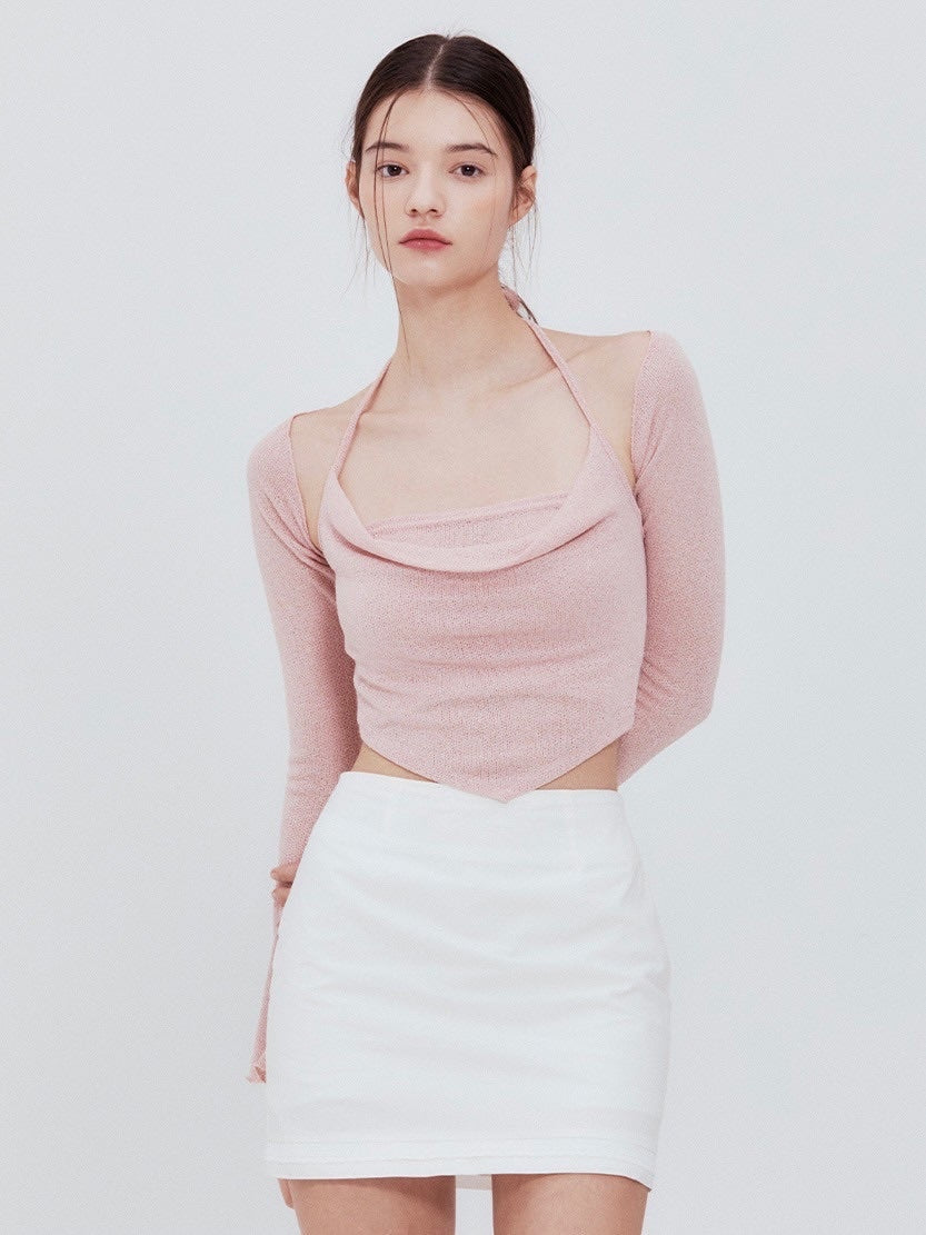 【NOTYOURROSE】Scarf bolero set