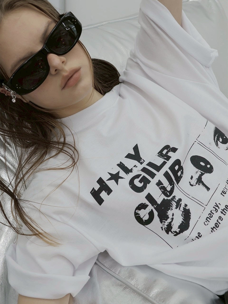 【HOLY NUMBER 7】OVERSIZED GRAPHICS SHORT SLEEVE T-SHIRT / 【ホーリーナンバーセブン】オーバーサイズプリント半袖Tシャツ