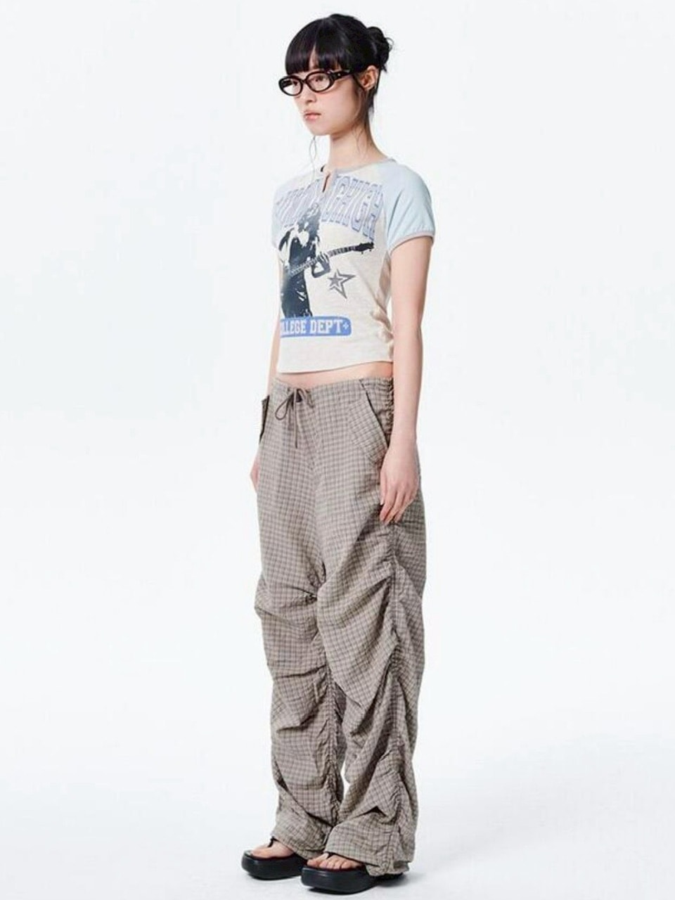 【runningHIGH】VARSITY LOGO H/S TEE