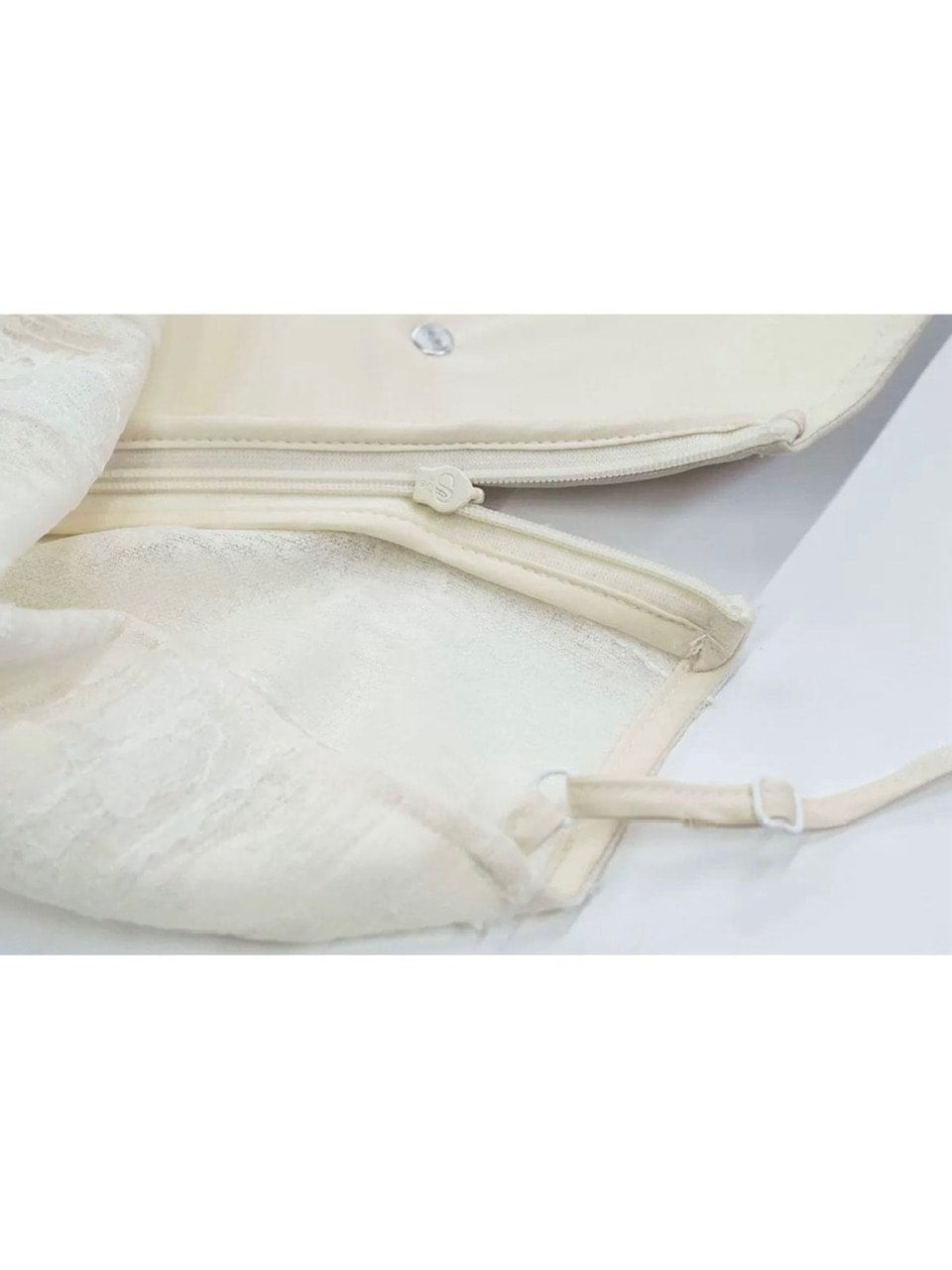 【Cest Nous】Leather lace camisole dress / 【セヌー】レザーレースシアーキャミワンピース