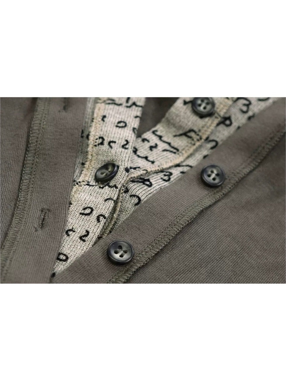 【Cest Nous】Two-in-One Hoodie / 【セヌー】レイヤードフード付き長袖トップス