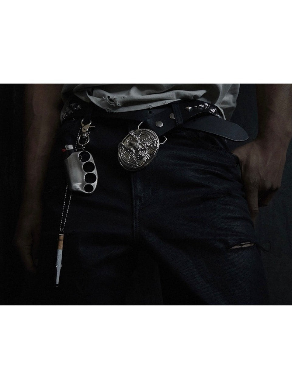 【SUNDAY OFF CLUB】Single Cigarette Holder Necklace Antique