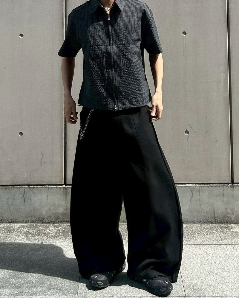 受注制【youll】cropped check shirt jacket (3color)