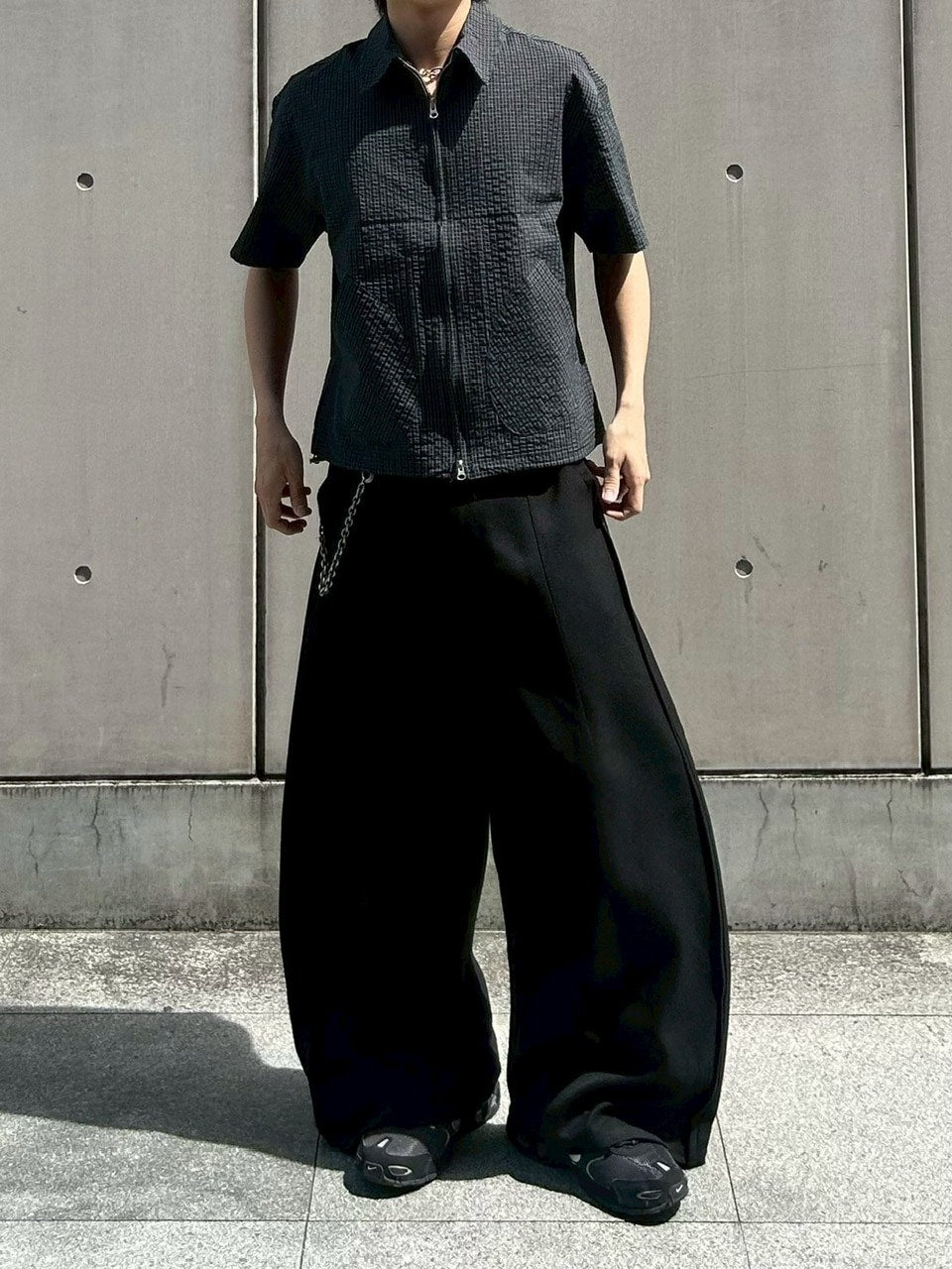 受注制【youll】cropped check shirt jacket (3color)