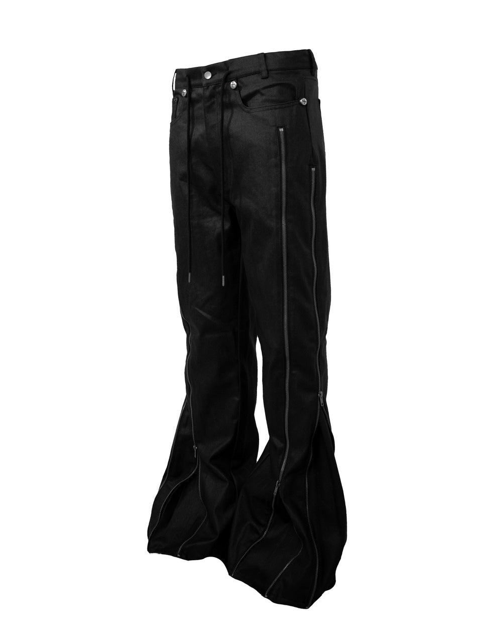 【Rosen Kreuz】ZIP WIDE BAGGY PANTS
