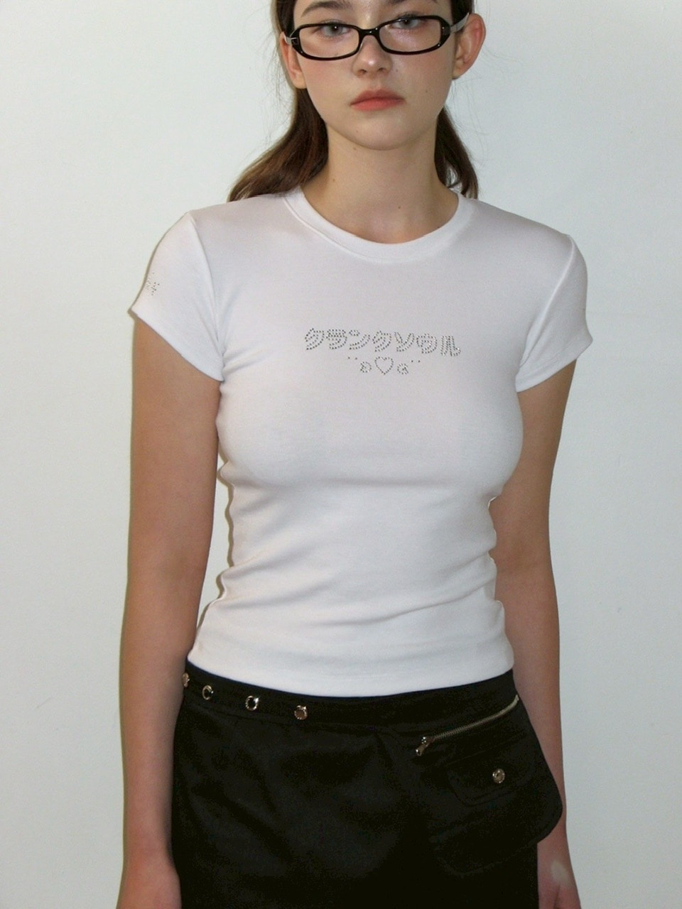 【CRANK】LETTERING HOTFIX TOP