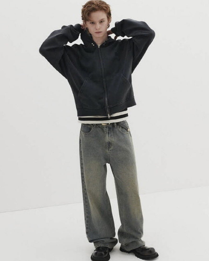 【DNSR】Signature Wide Denim Pants