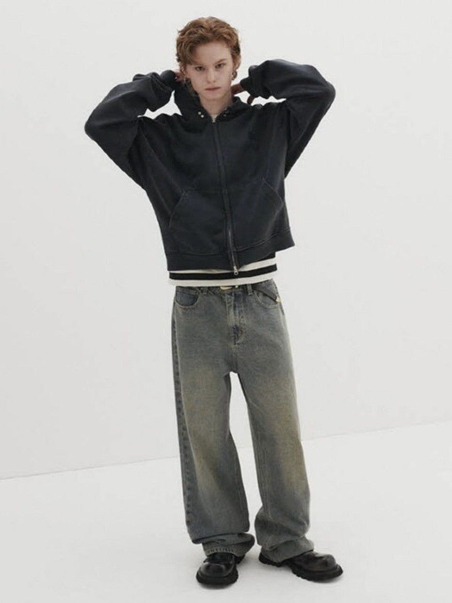 【DNSR】Signature Wide Denim Pants