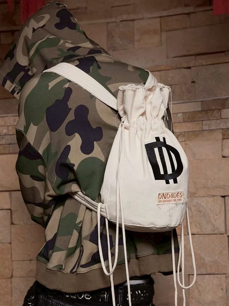【DND4DES】DND LOGO DRAWSTRING BUCKET BACKPACK