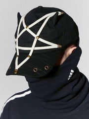 【DND4DES】PENTAGRAM RIVET DEVIL CAP